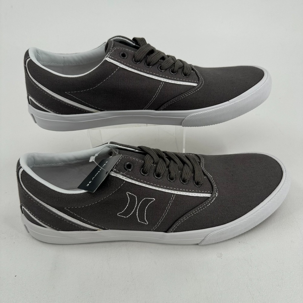 NEW Hurley Jasper Athletic Shoes MENS Steeple‎ Gray Lace Up Sneakers SIZE 10